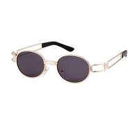 GGYTMQL Vintage Steampunk Round Sunglasses Men Women Fashion Hollow Leg Red Sun Glasses Women Shades UV400