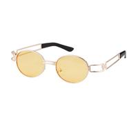 GGYTMQL Vintage Steampunk Round Sunglasses Men Women Fashion Hollow Leg Red Sun Glasses Women Shades UV400