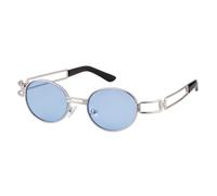 GGYTMQL Vintage Steampunk Round Sunglasses Men Women Fashion Hollow Leg Red Sun Glasses Women Shades UV400