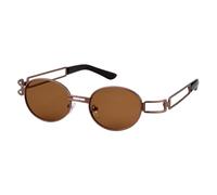 GGYTMQL Vintage Steampunk Round Sunglasses Men Women Fashion Hollow Leg Red Sun Glasses Women Shades UV400