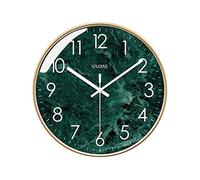 GGYTMQL Wall Clock 10inch/12inch/14inch Retro Luxury Living Room Wall Clock Bedroom Silent Clock Modern Wall Decoration Clock Decor Clock (Size : 10INCH)