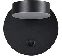 GGYTMQL Wall Lamp Indoor LED Rotatable 360° Lighting Acrylic Panel Wall Lights 7W Sconce Warm White 3000K with ON/Off Switch Bedside Reading Lights, LED Modern Chandelier