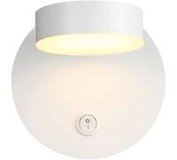 GGYTMQL Wall Lamp Indoor LED Rotatable 360° Lighting Acrylic Panel Wall Lights 7W Sconce Warm White 3000K with ON/Off Switch Bedside Reading Lights, LED Modern Chandelier