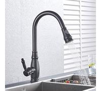 GGYTMQL Washbasin Sink Tap, Luxury Gold 3Pcs Bathroom Faucet, 2 Handles Bath Mixer Home Improvement Beauty Bathtub Mixer Taps,Gold(Brushed Nickel)