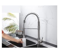 GGYTMQL Washbasin Sink Tap, Luxury Gold 3Pcs Bathroom Faucet, 2 Handles Bath Mixer Home Improvement Beauty Bathtub Mixer Taps,Gold(Brushed Nickel)