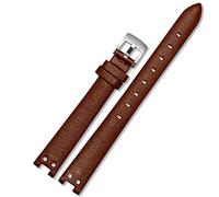 GGYTMQL Watch Strap for Anne Klein Watchband Notch Ak Girl Simple Elegant Belt Small Dial Retro Watch Band 12Mm White/Red-Steel/12Mm