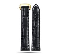 GGYTMQL Watch Strap for300 150 007 AT150 Brown Deployment Clasp 19mm 20mm 21mm Italian Leather Strap, 22 mm, Leather