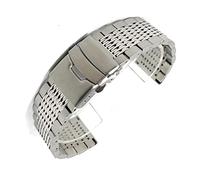 GGYTMQL Watch Strap Men's Metal Stainless Steel Strap 20Mm 22Mm 24Mm Replacement Watch Wristband Accessories/Rose Gold/20Mm