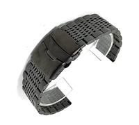 GGYTMQL Watch Strap Men's Metal Stainless Steel Strap 20Mm 22Mm 24Mm Replacement Watch Wristband Accessories/Rose Gold/20Mm