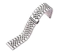 GGYTMQL watch strap stainless steel watchbands silver polished 16 18 19 20 21 22mm metal watch bracelet strap accessories bracelet