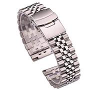 GGYTMQL watch strap stainless steel watchbands women men bracelet 18mm 20mm 22mm 24mm silver straight end watch band strap watch accessories
