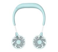 GGYTMQL Wearable Small Powerful Rechargeable Mini Fan - Hanging on the neck mute small handheld mini usb portable fan desktop fan student dormitory mini winds
