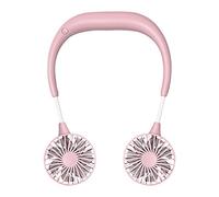 GGYTMQL Wearable Small Powerful Rechargeable Mini Fan - Hanging on the neck mute small handheld mini usb portable fan desktop fan student dormitory mini winds
