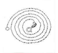 GGYTMQL women 925 chain necklaces accessory choker necklace for wedding party gifts 16/18inch