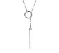 GGYTMQL women accessories bar circle lariat necklace women long strip pendant necklaces jewelry