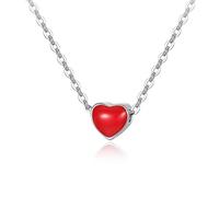 GGYTMQL Women Jewelry Tiny Red Love Footprints 5mmX6mm Stud Earrings For