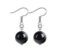 GGYTMQL Women's Earrings 925 Round Pendant Earrings Sweet Earrings Women Party Earrings High-end earrings