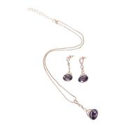 GGYTMQL Women's Jewelry Set Crystal Necklace and Earring Set Stylish Bridal Jewelry for Women for Wedding Party