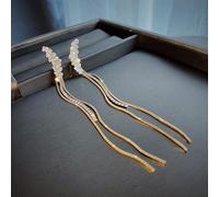 GGYTMQL Zircon Inlaid -color Heart Long Tassel Earrings Jewelry For Women Birthday Gift