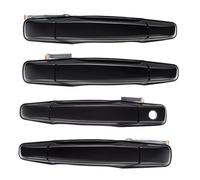GGYUWZA Auto Exterior Update Compatible with Cadillac for Escalade ESV EXT 2007-2013 4PCS Car Exterior Door Handle Front Rear Left Right 84053434 15868464