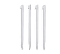 GGZone 4Pcs Plastic Stylus Pen Game Console Screen Touch Pen Replacement for Nintendo 2DS Tactil Game Console Accessories (4 pcs White)