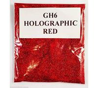 (GH 6 - HOLOGRAPHIC RED 20G) GLITTER NAIL ART COSMETIC CRAFT FLORIST WINE GLASS GLITTER TATTOO