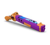 GH Joy con Gun Controller for Nintendo Switch 1 (OLED) Shooting Games, Resident Evil, Cabela's, Sniper Elite, Doom, Hunting Simulator, Wolfenstein, Payday, Joycon Gun Grip, Purple & Brown