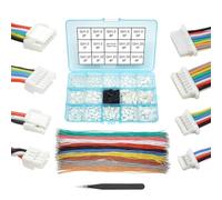 GH1.25 to SH1.0 Pre-Crimped Cables and Connectors Kit Compatible with JST GH 1.25mm and JST SH 1.0 mm for Pixhawk Cube 6C 6X Pixhawk4