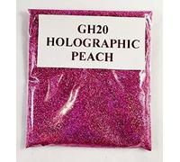 (GH20 - HOLOGRAPHIC PEACH 20G) GLITTER NAIL ART COSMETIC CRAFT FLORIST WINE GLASS GLITTER TATTOO