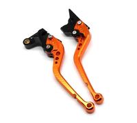 GHAEKEBC Motorcycle Brake Clutch Levers For Suzuki GZ125 GZ250 For Marauder 1998-2000 VL125 For Intruder 2000-2007 Motorcycle Brake Clutch Levers(Long Orange)