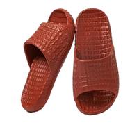 GHAKKE 2025 Trend Shower Slippers For Women Men Lightweight Non-Slip Pool Beach Sandals Quick Drying Bathroom Shoes Soft Comfort Summer Indoor Outdoor Slippers(Red,38/39 EU)