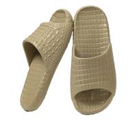 GHAKKE 2025 Trend Shower Slippers For Women Men Lightweight Non-Slip Pool Beach Sandals Quick Drying Bathroom Shoes Soft Comfort Summer Indoor Outdoor Slippers(Green,40/41 EU)