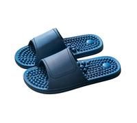GHAKKE Acupressure Massage Slippers Foot Massager Men Women Reflexology & Acupuncture Massage Sandals Home Comfort Non-Slip Shower Shoes Pain Relief Muscle Relaxation(Deep blue,42/43 EU)