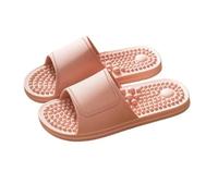 GHAKKE Acupressure Massage Slippers Foot Massager Men Women Reflexology & Acupuncture Massage Sandals Home Comfort Non-Slip Shower Shoes Pain Relief Muscle Relaxation(Pink,38/39 EU)