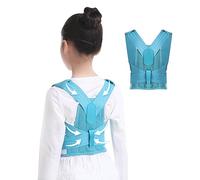 GHAKKE Children Back Posture Corrector Brace Adjustable Back Shoulder Neck Clavicle Support Spine And Lumbar Support Hunchback Correction Belt For Boys And Girls (Color : Blue, Size : L)