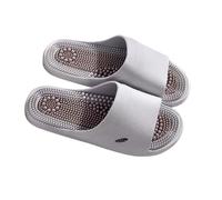 GHAKKE Comfort Massage Slippers Acupressure Sandals Foot Massager Shoes Reflexology Acupuncture Slippers For Men Women Reduce Feet Neuropathy Pain Relief And Tension(Grey,42/43 EU)