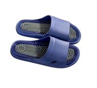 GHAKKE Comfort Massage Slippers Acupressure Sandals Foot Massager Shoes Reflexology Acupuncture Slippers For Men Women Reduce Feet Neuropathy Pain Relief And Tension(Dark blue,44/45 EU)