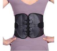 GHAKKE Dual Pulley Waist Support Belt Orthopedic Back Brace For Herniated Disc Lower Back Pain Relief Lumbar Decompression Support Posture Corrector Men Women(M)