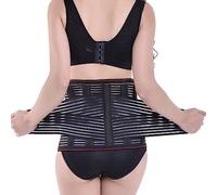 GHAKKE Large Size 4XL 5XL Lower Back Support Brace Summer Waist Posture Correction Brace Lumbar Decompression Belt Disc Herniation Back Pain Supporter Protection Belt (Color : Black, Size : 5XL)