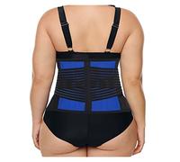 GHAKKE Large Size S-6XL Lower Back Brace Waist Support Belt Lumbar Decompression Abdominal Pain Relief Body Shaper Belt Post Surgery Girdles For Men And Women (Color : Blue, Size : 6XL)