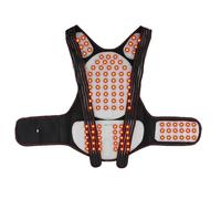 GHAKKE Physical Therapy Full Back Brace Posture Corrector For Seniors Men & Women Self-Heating 108pcs Magnets Shirts Vest Back Lumbar Support Belt Pain Relief (Color : Black, Size : XL)