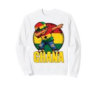 Ghana Dabbing Boy Ghanaian Flag Sweatshirt