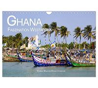 Ghana - Fascination West Africa UK-Version (Wall Calendar 2026 DIN A4 Landscape), CALVENDO 12 Month Wall Calendar