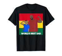 Ghana Flag Day Ghanaian World's Best Dad Fathers Day T-Shirt
