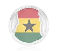 Ghana Flag Map Outdoor terrace ashtray,cigar ashtray,outdoor ashtray and weed ashtray are both fashionable and practical