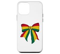Ghana Ghanaian Pride Flag Girl Coquette Bow Ribbon Case for iPhone 12 mini