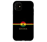 Ghana Heritage Flag Crest Art Minimal Design Ghanaian Roots Case for iPhone 11