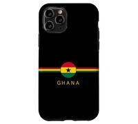 Ghana Heritage Flag Crest Art Minimal Design Ghanaian Roots Case for iPhone 11 Pro