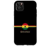 Ghana Heritage Flag Crest Art Minimal Design Ghanaian Roots Case for iPhone 11 Pro Max