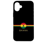 Ghana Heritage Flag Crest Art Minimal Design Ghanaian Roots Case for iPhone 16 Plus